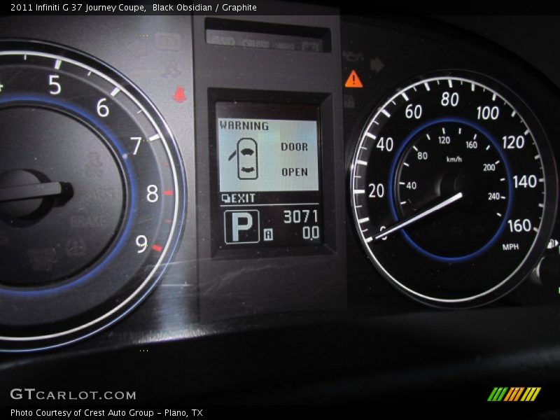 Black Obsidian / Graphite 2011 Infiniti G 37 Journey Coupe