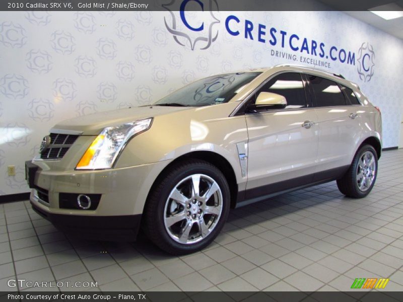 Gold Mist / Shale/Ebony 2010 Cadillac SRX V6