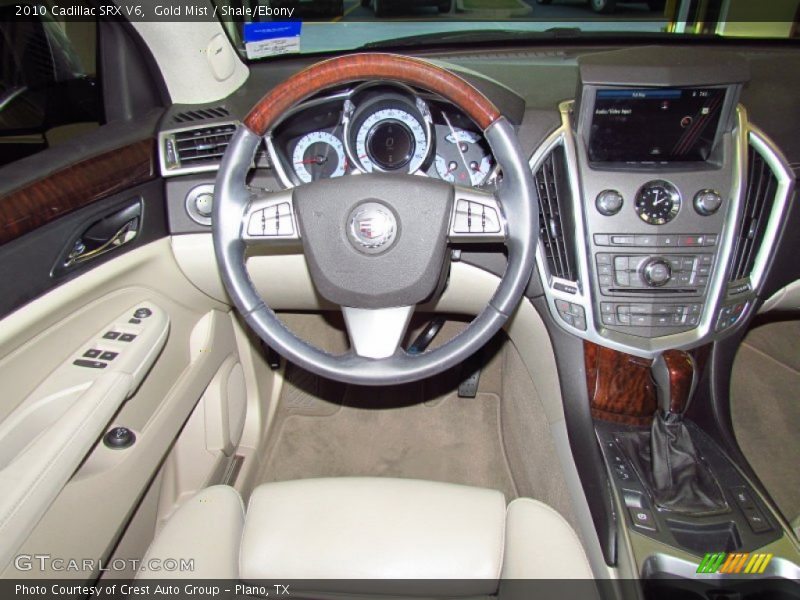Gold Mist / Shale/Ebony 2010 Cadillac SRX V6