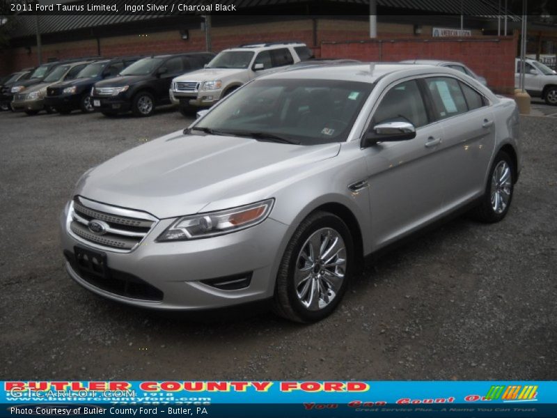 Ingot Silver / Charcoal Black 2011 Ford Taurus Limited