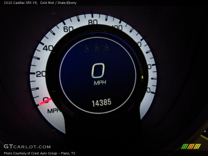 Gold Mist / Shale/Ebony 2010 Cadillac SRX V6