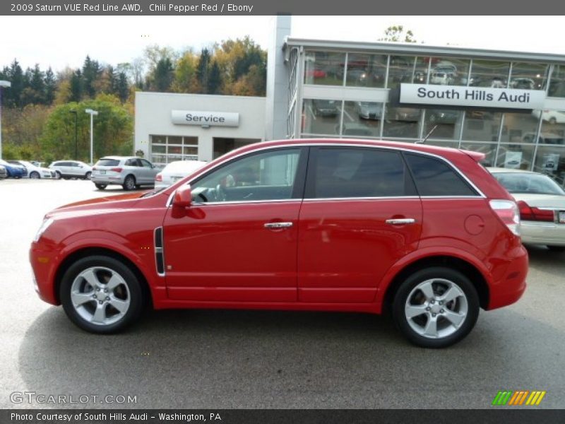 Chili Pepper Red / Ebony 2009 Saturn VUE Red Line AWD