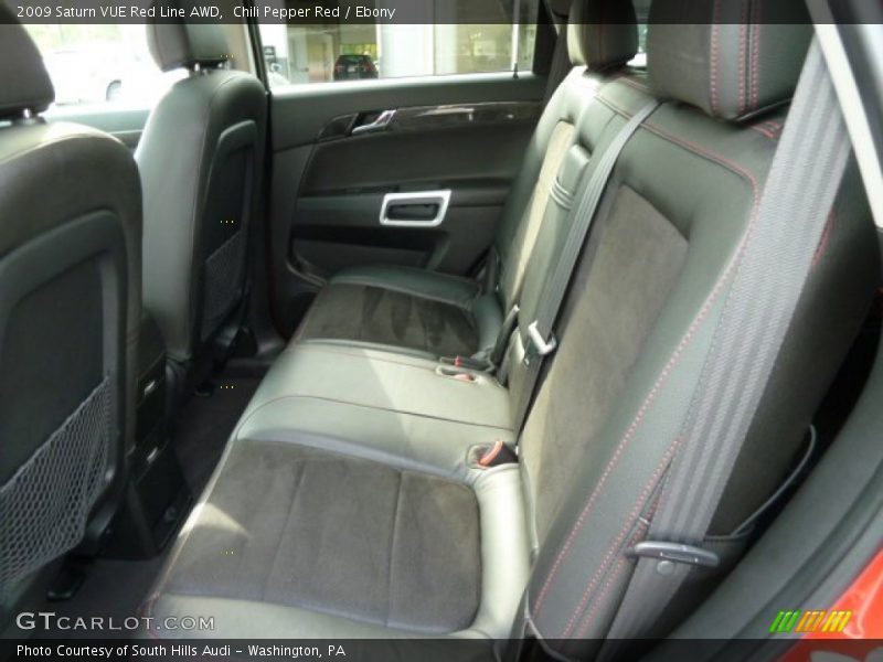  2009 VUE Red Line AWD Ebony Interior