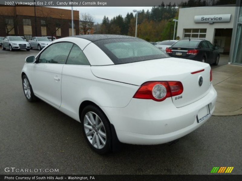 Candy White / Cornsilk Beige 2007 Volkswagen Eos 2.0T