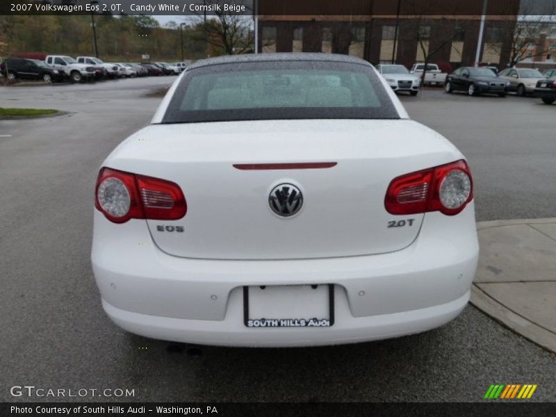 Candy White / Cornsilk Beige 2007 Volkswagen Eos 2.0T
