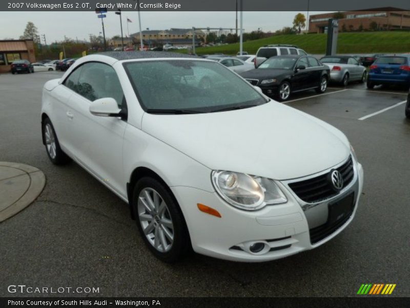 Candy White / Cornsilk Beige 2007 Volkswagen Eos 2.0T