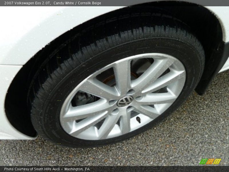 Candy White / Cornsilk Beige 2007 Volkswagen Eos 2.0T