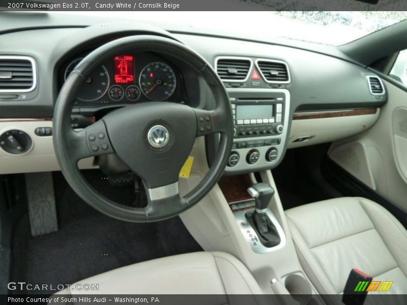 Candy White / Cornsilk Beige 2007 Volkswagen Eos 2.0T