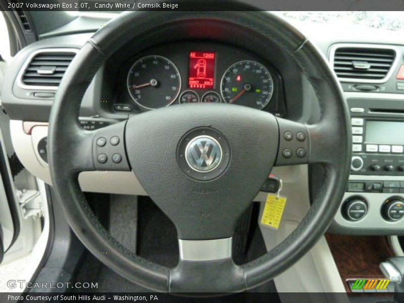 Candy White / Cornsilk Beige 2007 Volkswagen Eos 2.0T