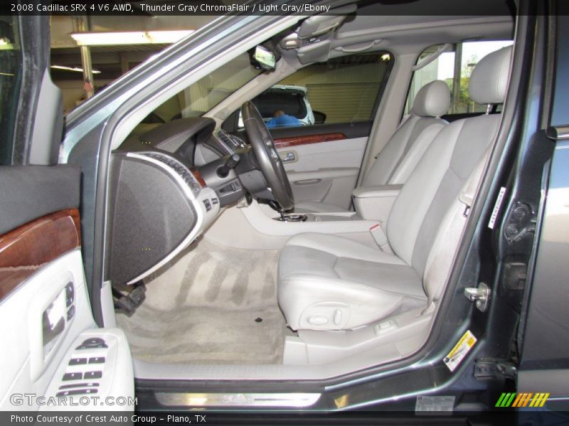 Thunder Gray ChromaFlair / Light Gray/Ebony 2008 Cadillac SRX 4 V6 AWD
