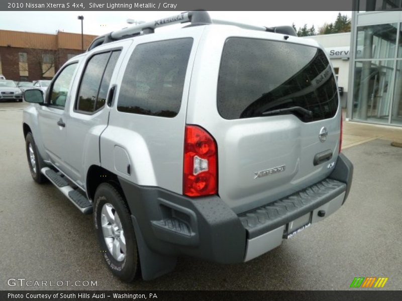 Silver Lightning Metallic / Gray 2010 Nissan Xterra S 4x4