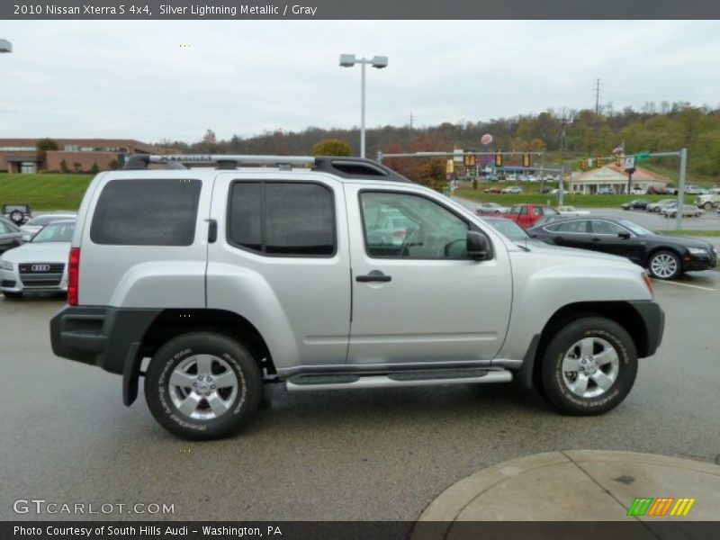 Silver Lightning Metallic / Gray 2010 Nissan Xterra S 4x4