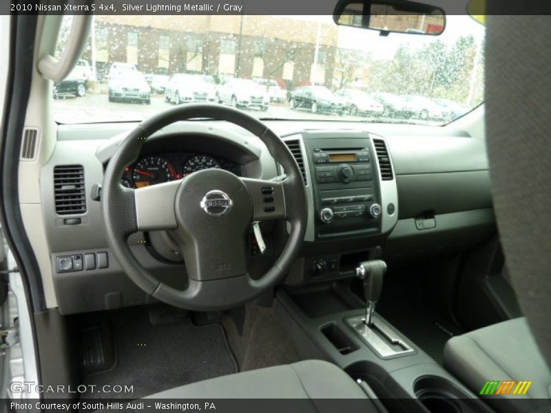 Silver Lightning Metallic / Gray 2010 Nissan Xterra S 4x4