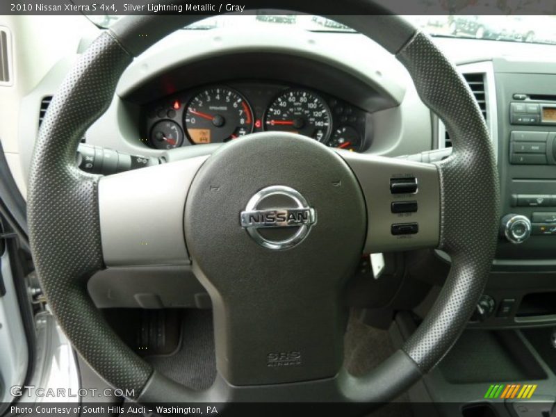 Silver Lightning Metallic / Gray 2010 Nissan Xterra S 4x4