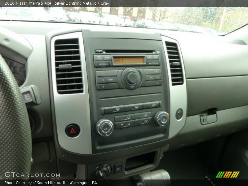 Silver Lightning Metallic / Gray 2010 Nissan Xterra S 4x4
