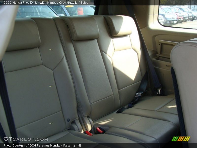 Nimbus Gray Metallic / Beige 2009 Honda Pilot EX-L 4WD