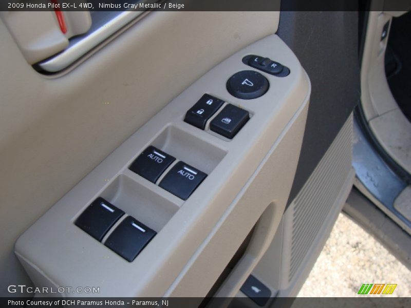 Nimbus Gray Metallic / Beige 2009 Honda Pilot EX-L 4WD