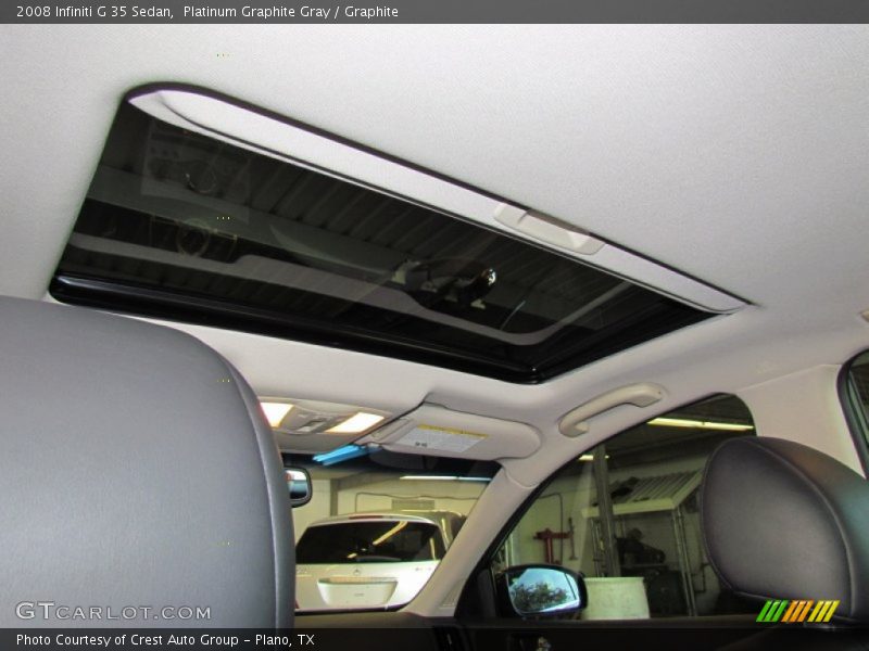 Platinum Graphite Gray / Graphite 2008 Infiniti G 35 Sedan