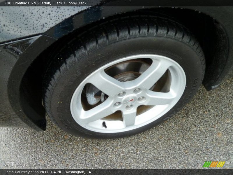 Black / Ebony Black 2008 Pontiac G6 V6 Sedan