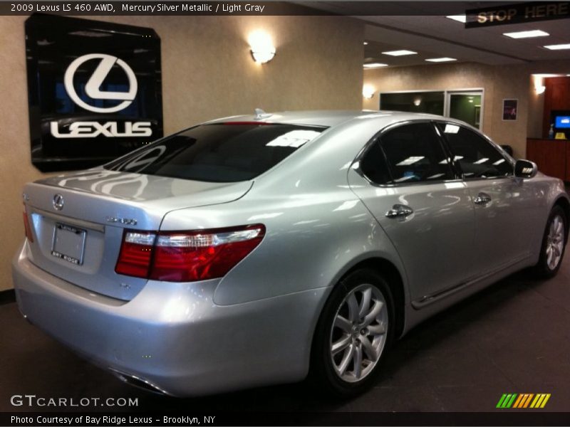 Mercury Silver Metallic / Light Gray 2009 Lexus LS 460 AWD