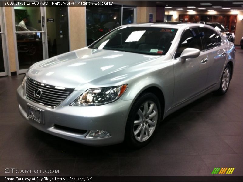 Mercury Silver Metallic / Light Gray 2009 Lexus LS 460 AWD