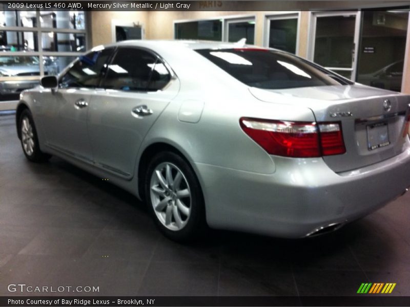 Mercury Silver Metallic / Light Gray 2009 Lexus LS 460 AWD