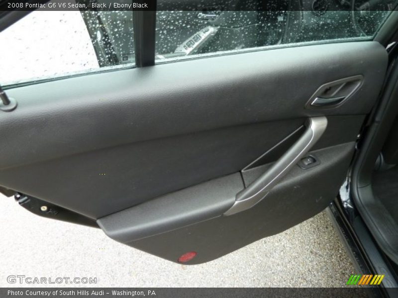 Black / Ebony Black 2008 Pontiac G6 V6 Sedan
