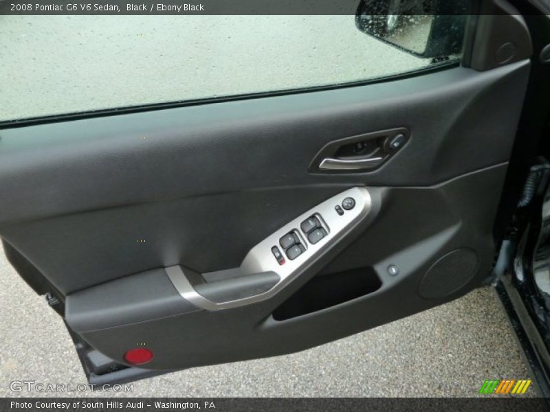 Black / Ebony Black 2008 Pontiac G6 V6 Sedan