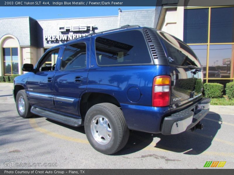 Indigo Blue Metallic / Pewter/Dark Pewter 2003 GMC Yukon SLT 4x4