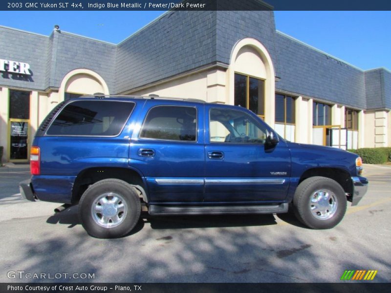 Indigo Blue Metallic / Pewter/Dark Pewter 2003 GMC Yukon SLT 4x4