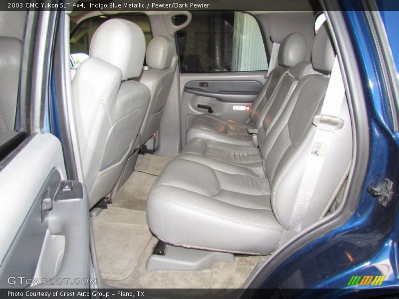 Indigo Blue Metallic / Pewter/Dark Pewter 2003 GMC Yukon SLT 4x4