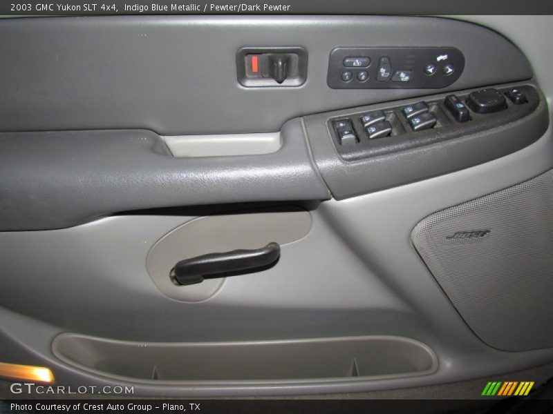 Indigo Blue Metallic / Pewter/Dark Pewter 2003 GMC Yukon SLT 4x4