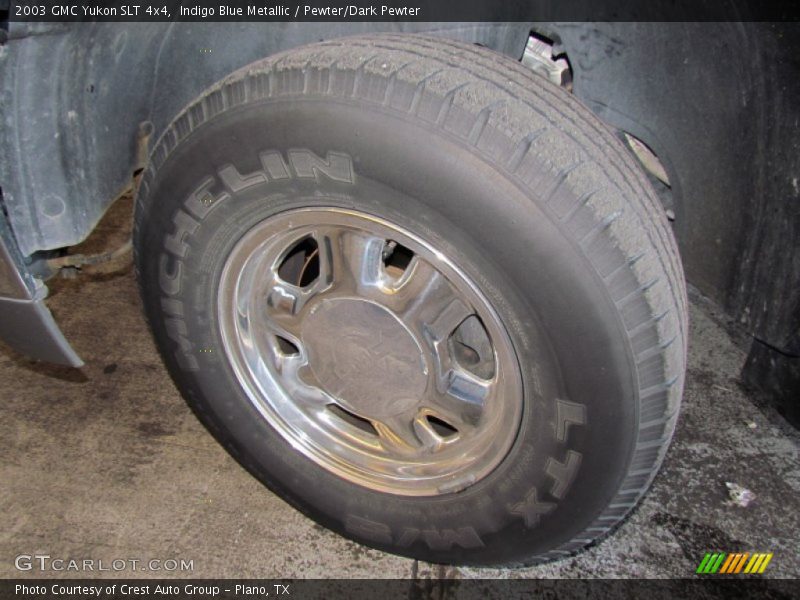 Indigo Blue Metallic / Pewter/Dark Pewter 2003 GMC Yukon SLT 4x4