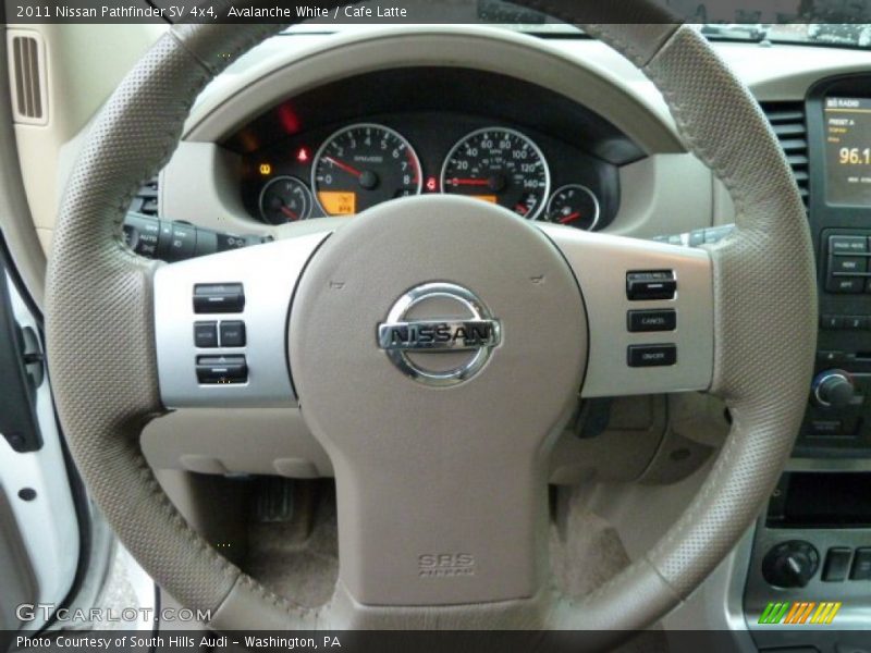 Avalanche White / Cafe Latte 2011 Nissan Pathfinder SV 4x4