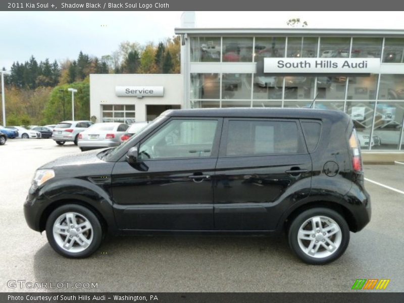 Shadow Black / Black Soul Logo Cloth 2011 Kia Soul +