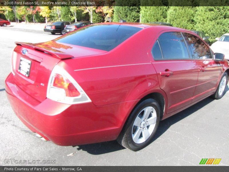 Redfire Metallic / Charcoal Black 2008 Ford Fusion SE