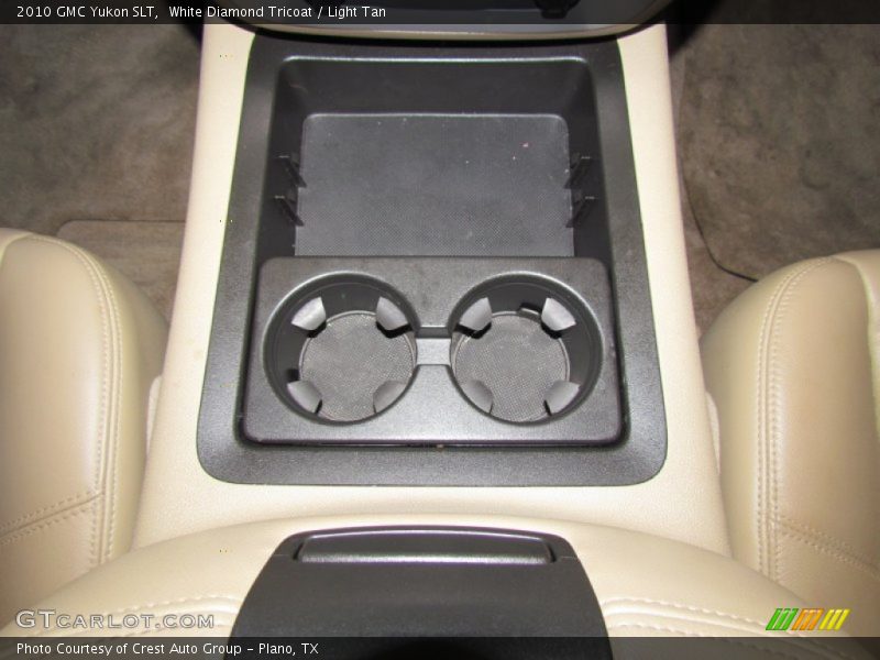 White Diamond Tricoat / Light Tan 2010 GMC Yukon SLT