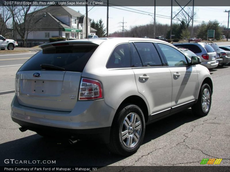 Light Sage Metallic / Camel 2007 Ford Edge SEL Plus AWD