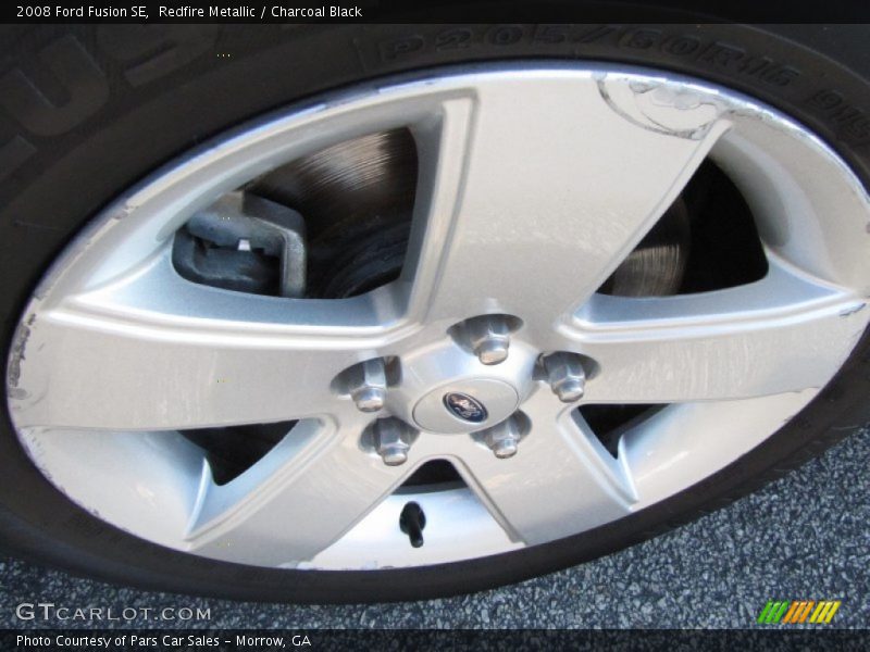 Redfire Metallic / Charcoal Black 2008 Ford Fusion SE