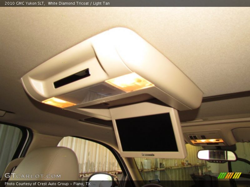 White Diamond Tricoat / Light Tan 2010 GMC Yukon SLT