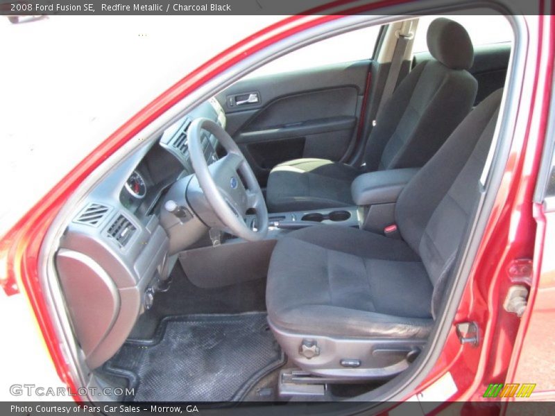 Redfire Metallic / Charcoal Black 2008 Ford Fusion SE