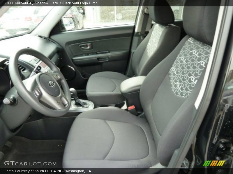 Shadow Black / Black Soul Logo Cloth 2011 Kia Soul +