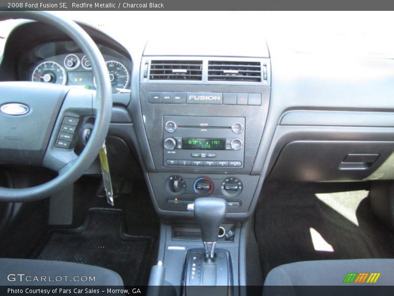 Redfire Metallic / Charcoal Black 2008 Ford Fusion SE