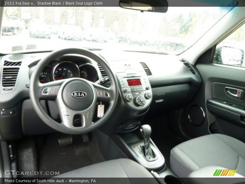 Shadow Black / Black Soul Logo Cloth 2011 Kia Soul +