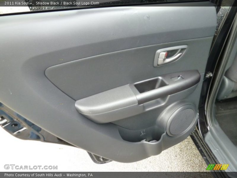 Shadow Black / Black Soul Logo Cloth 2011 Kia Soul +