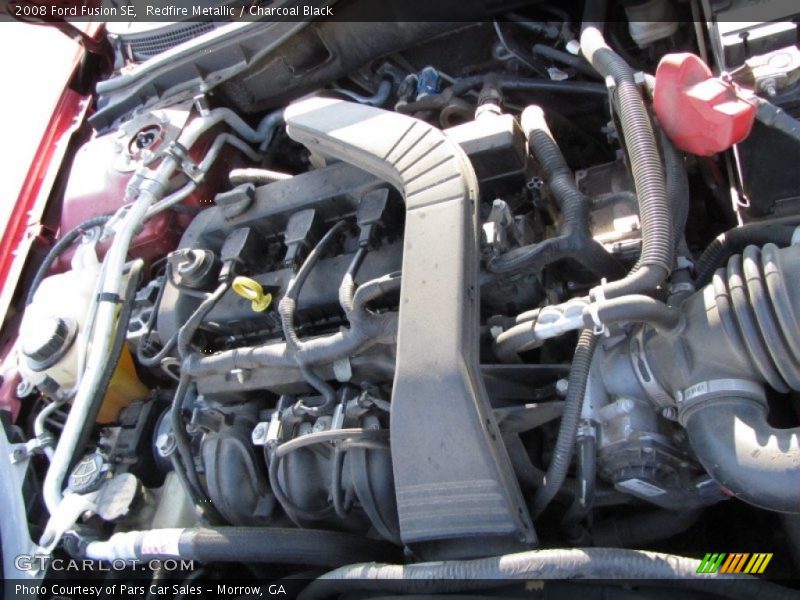 Redfire Metallic / Charcoal Black 2008 Ford Fusion SE