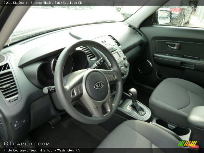 Shadow Black / Black Soul Logo Cloth 2011 Kia Soul +