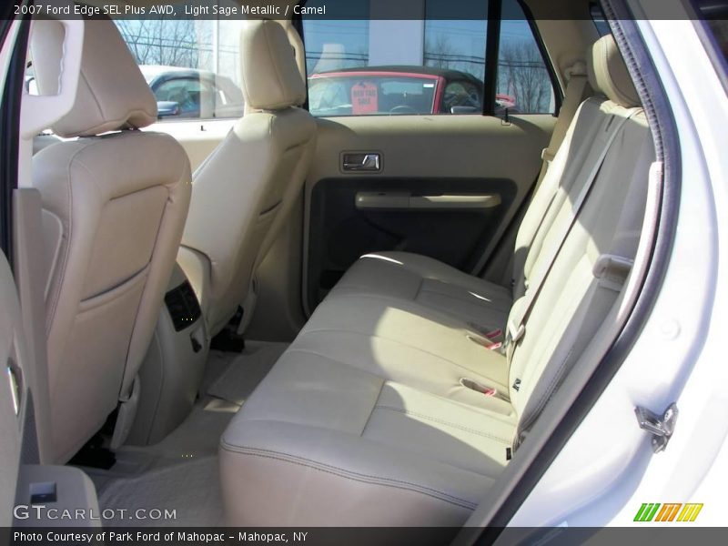 Light Sage Metallic / Camel 2007 Ford Edge SEL Plus AWD
