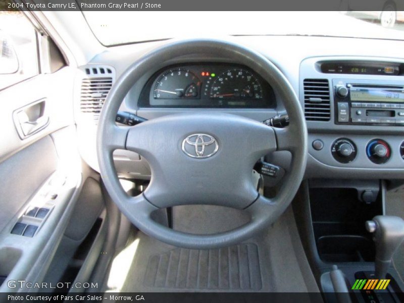Phantom Gray Pearl / Stone 2004 Toyota Camry LE