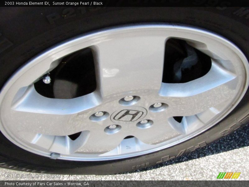 Sunset Orange Pearl / Black 2003 Honda Element EX